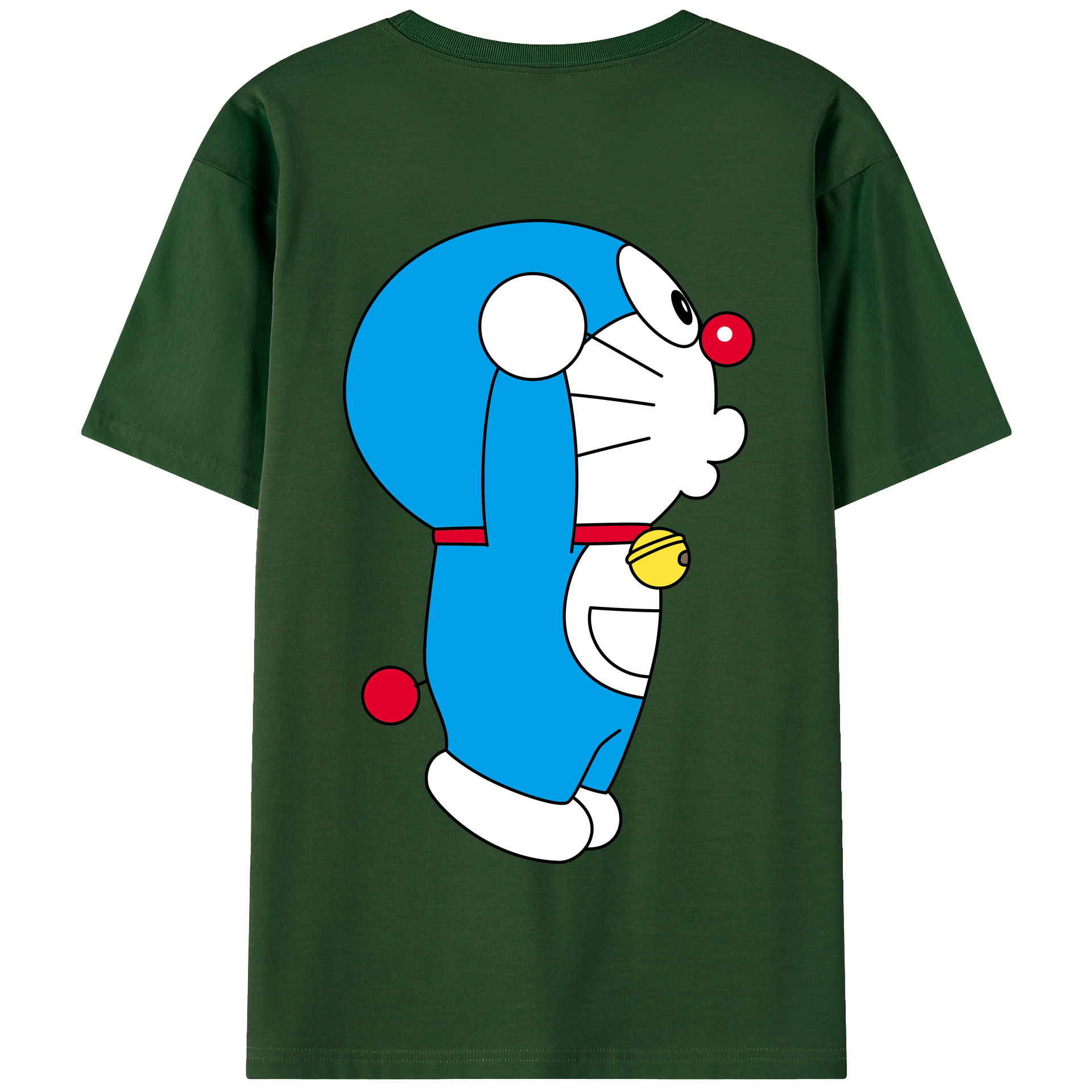 （画像用） ドラえもん Doraemon 綿100％半袖Tシャツ（背面プリント）